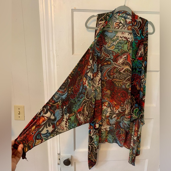 Colorful Jersey Tunic Vest - Picture 2 of 5